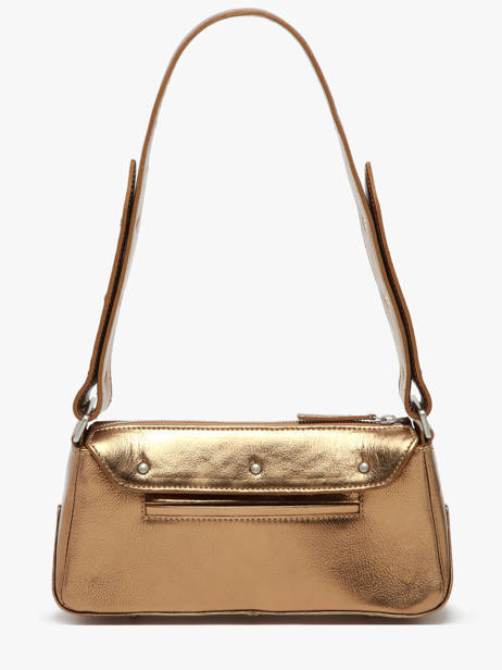 Baguette-tas Vintage Leder Paul marius Goud vintage BILLIE ander zicht 4